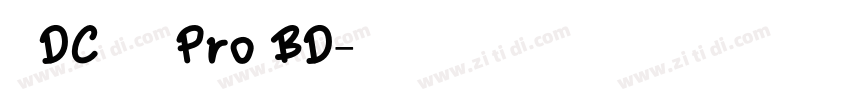 文鼎DC云康行楷体Pro BD字体转换